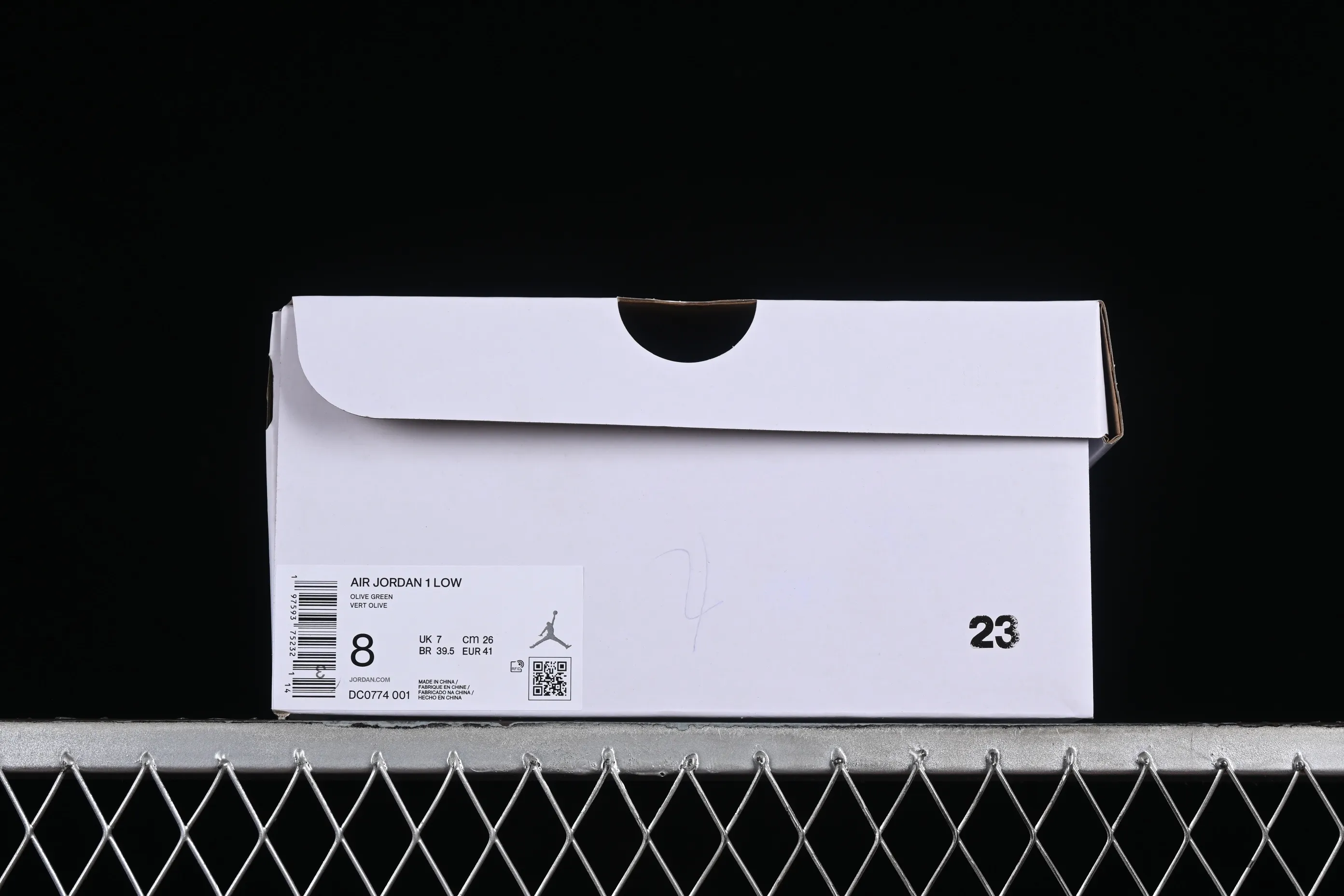All categories Air Jordan Jordan series basketball shoes Air Jordan 1 Low Air Jordan 1 Low AJ1 Joe 1 black and green customized low-bang cultural casual sneakers DC0774-001